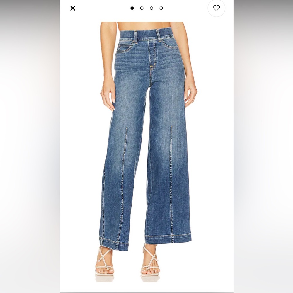 Seamed Front Wide Leg Jean in Vintage Indigo
SPANX size XS NEW WITH TAGS